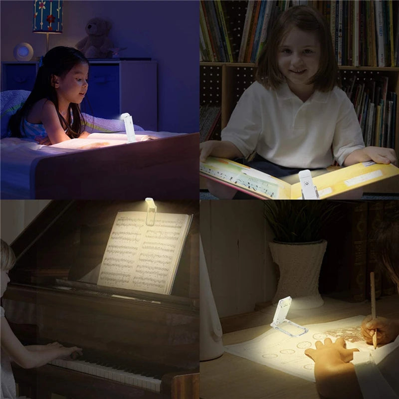 Clip Book Light — Clip-On, Rechargeable Reading Light