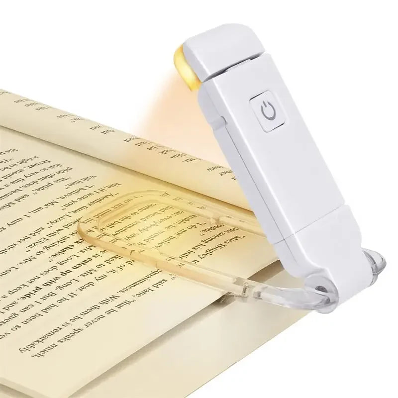 Clip Book Light — Clip-On, Rechargeable Reading Light