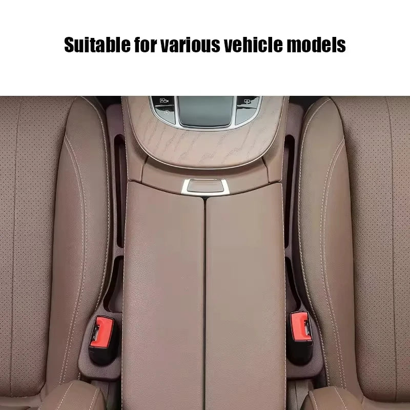 2-Piece Universal Car Seat Gap Filler Organizer