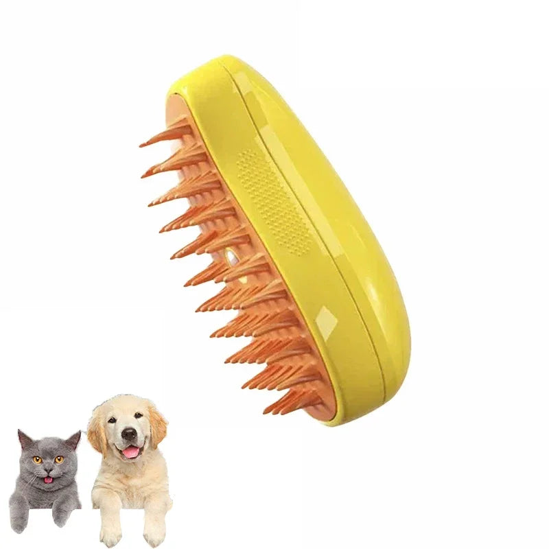 Grooming & Cleaning 3-in-1 Steam Brush for Pets
