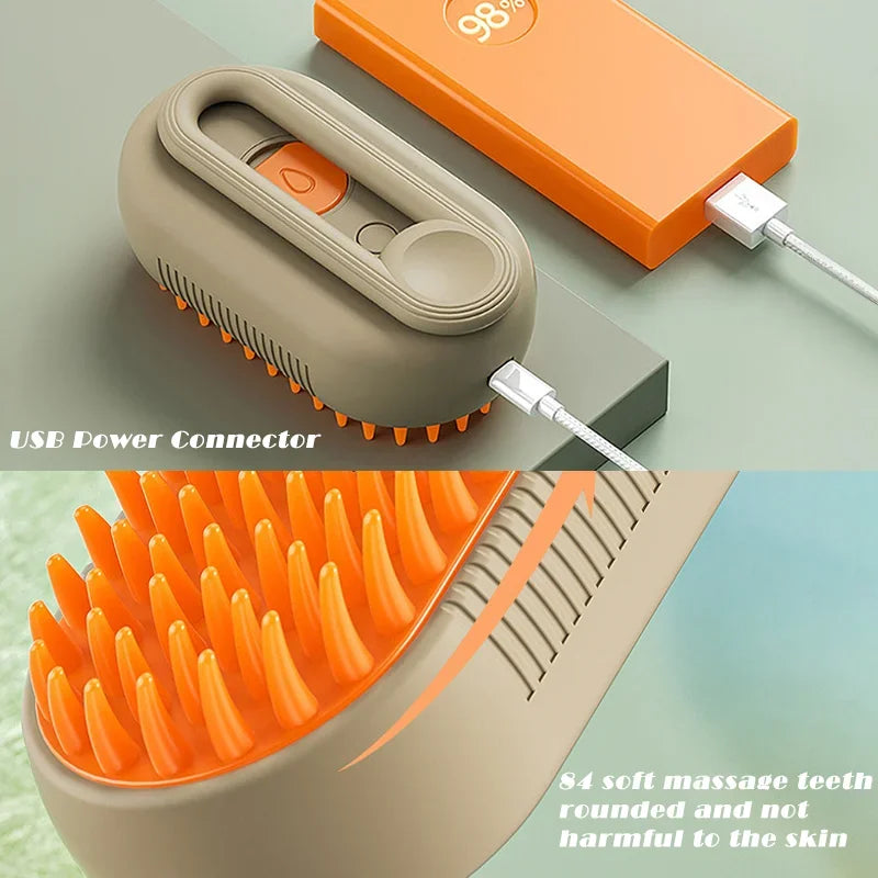 3-in-1 Steam Brush for Pets