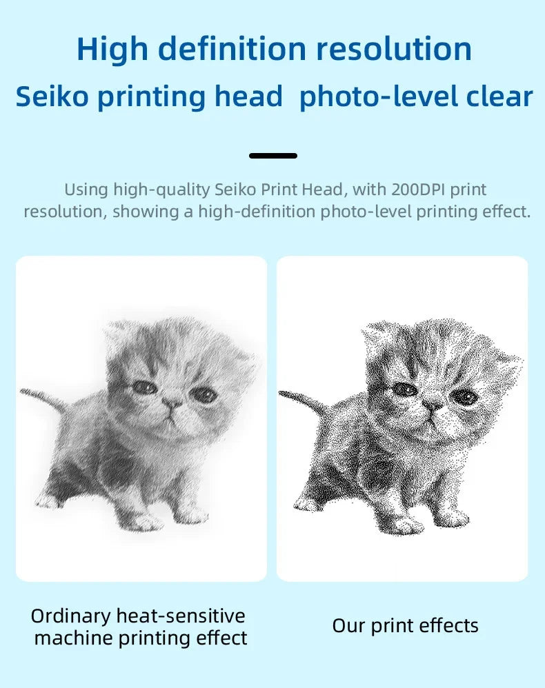 Mini Portable Thermal Printer for Android/iOS