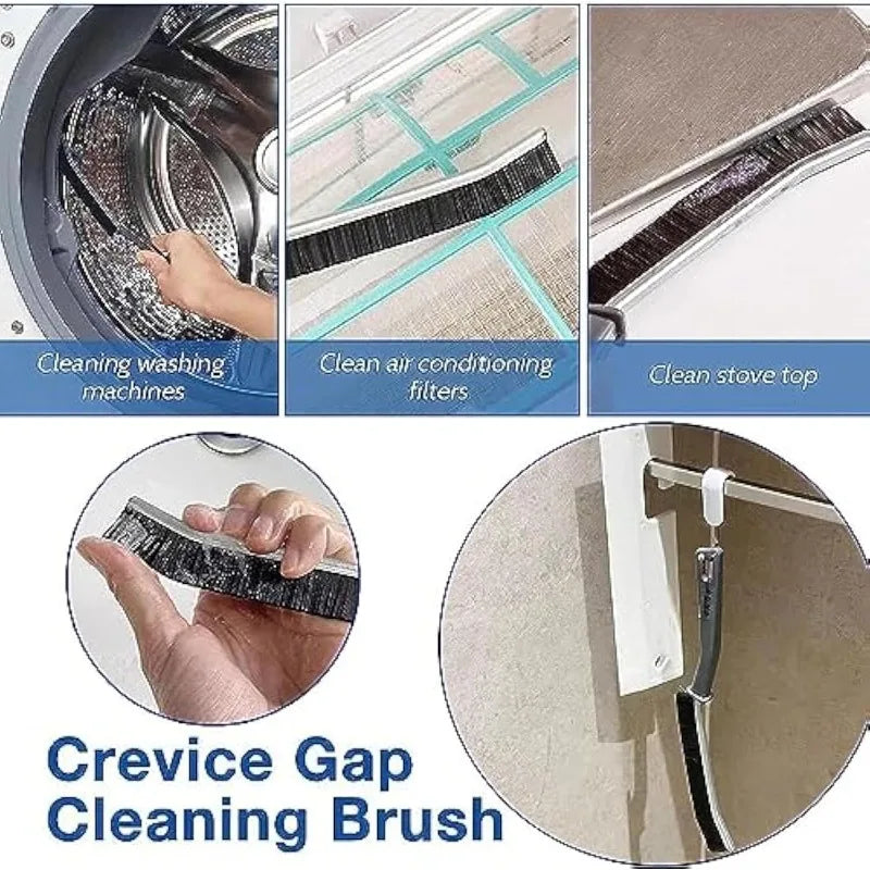 Hard-Bristled Crevice Cleaning Brush