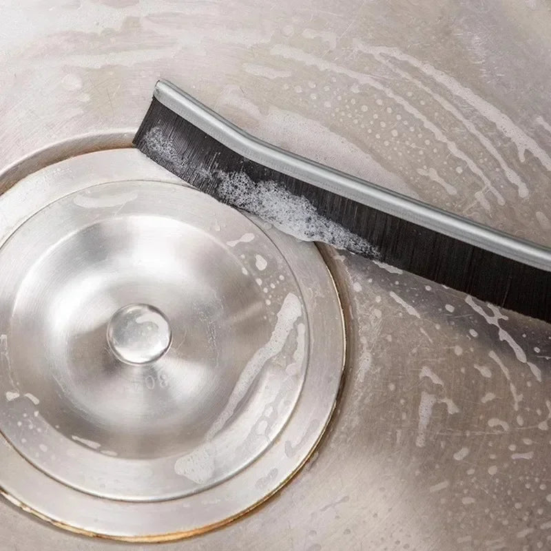 Hard-Bristled Crevice Cleaning Brush