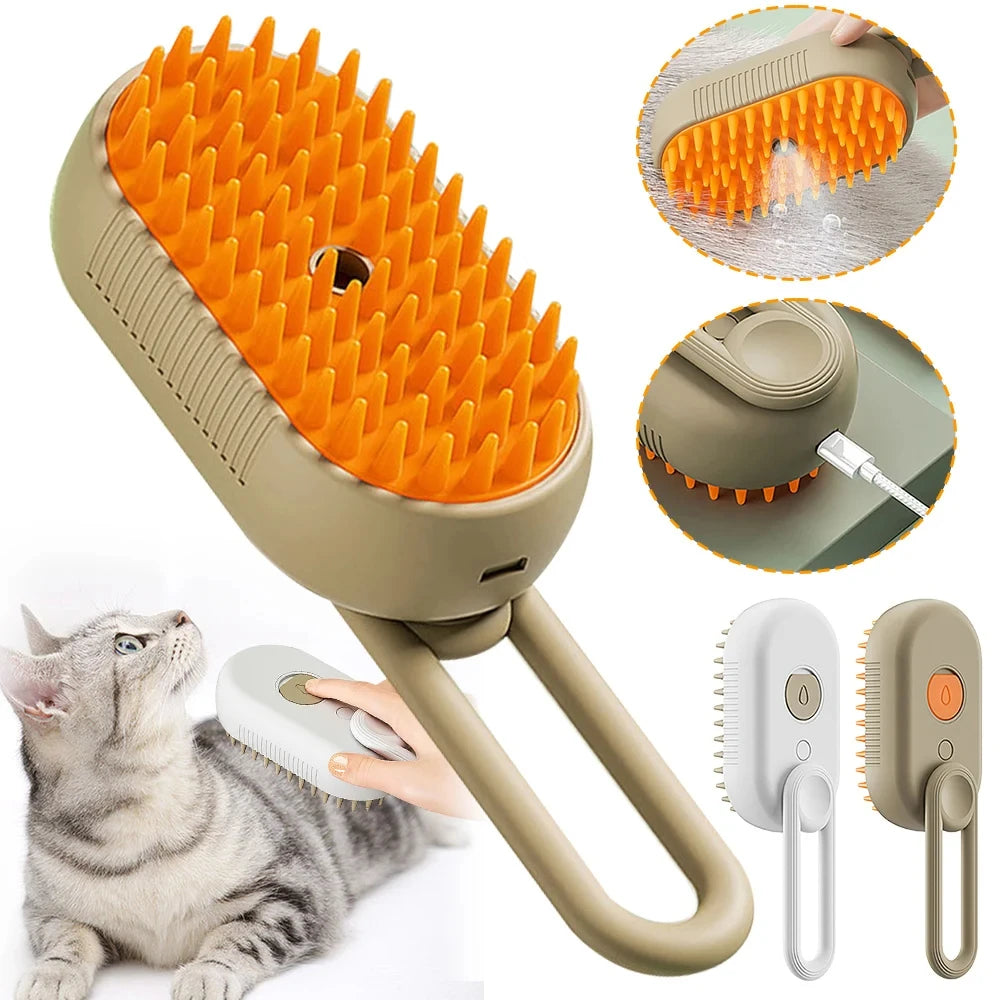 3-in-1 Steam Brush for Pets