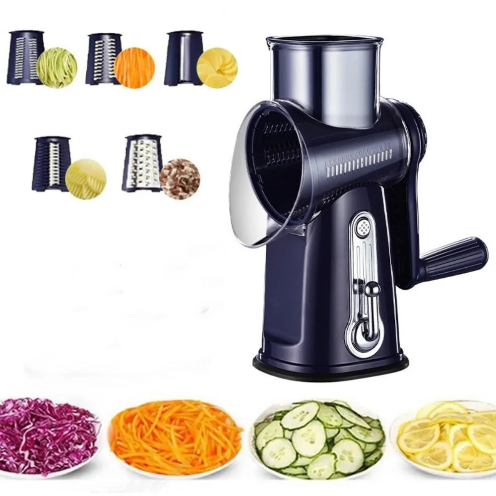 5-in-1 Rotary Kitchen Slicer