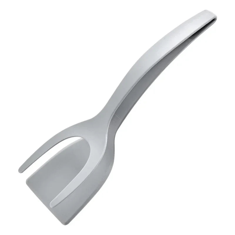 2-in-1 Spatula & Tongs | Silicone, Non-Stick Safe