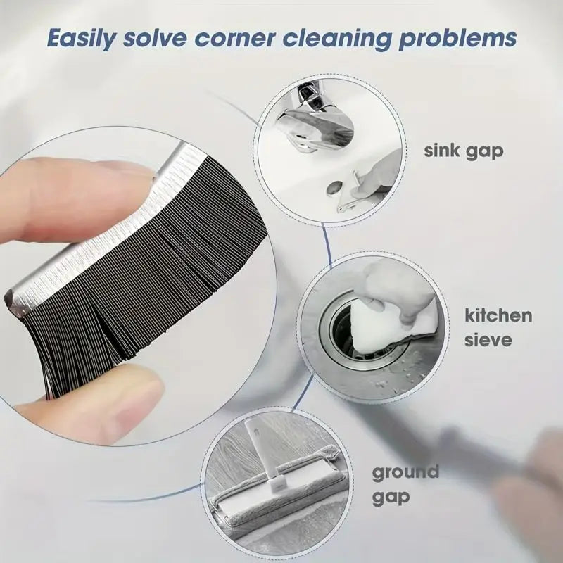 Hard-Bristled Crevice Cleaning Brush