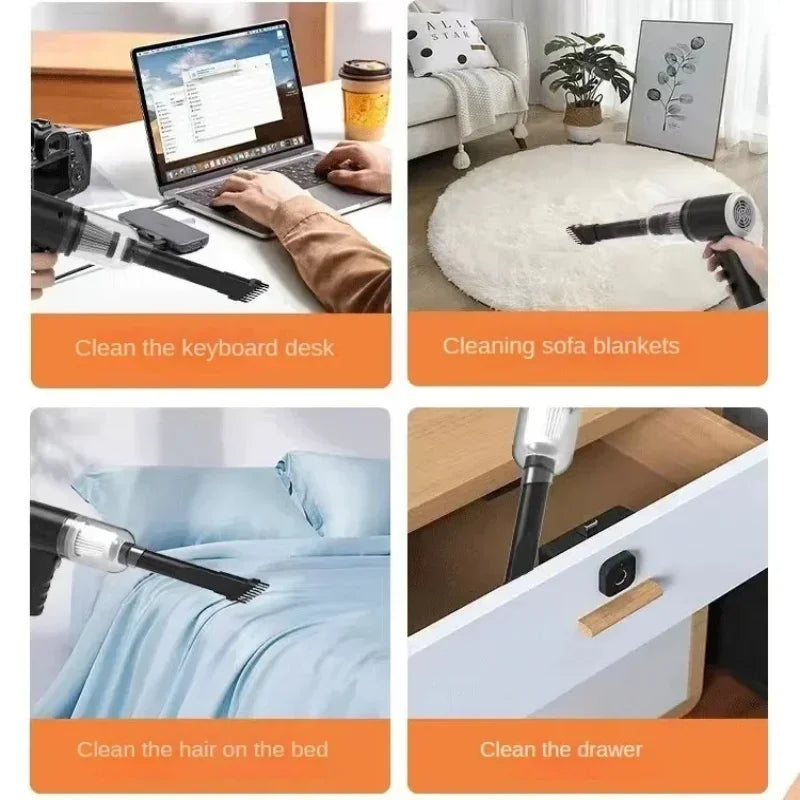 Portable 2-in-1 Wireless Vacuum Cleaner