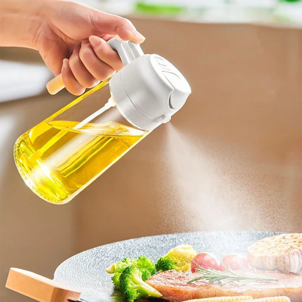 2-in-1 Oil Sprayer & Pourer Bottle