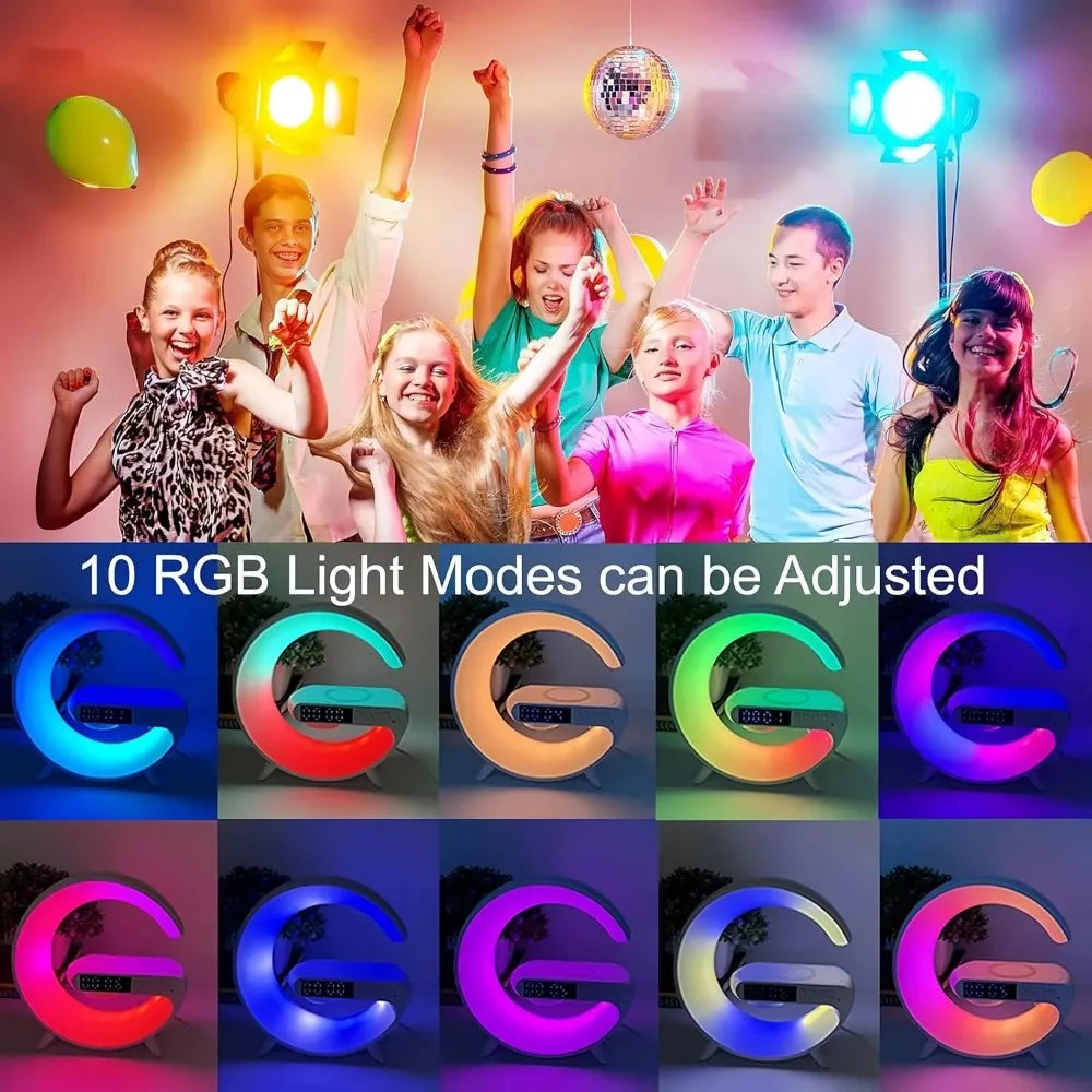 Multifunction 4-in-1 Wireless Charging Lamp