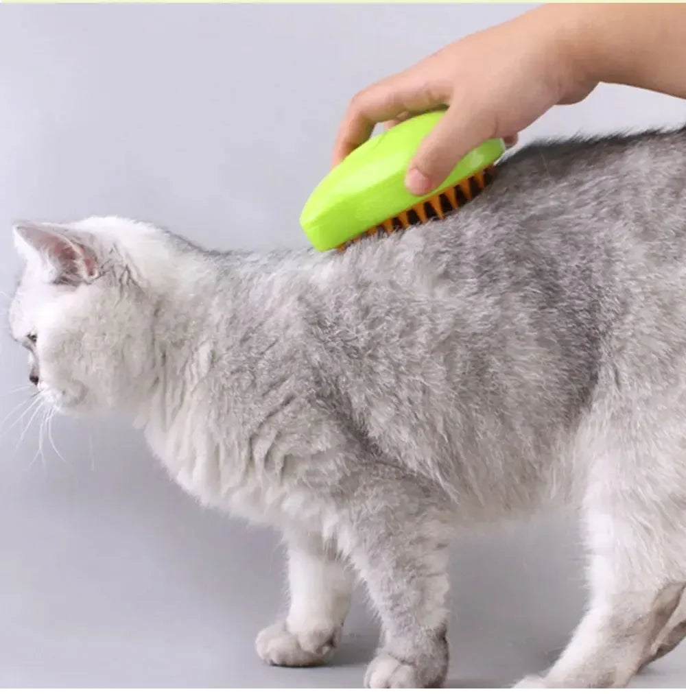 Grooming & Cleaning 3-in-1 Steam Brush for Pets