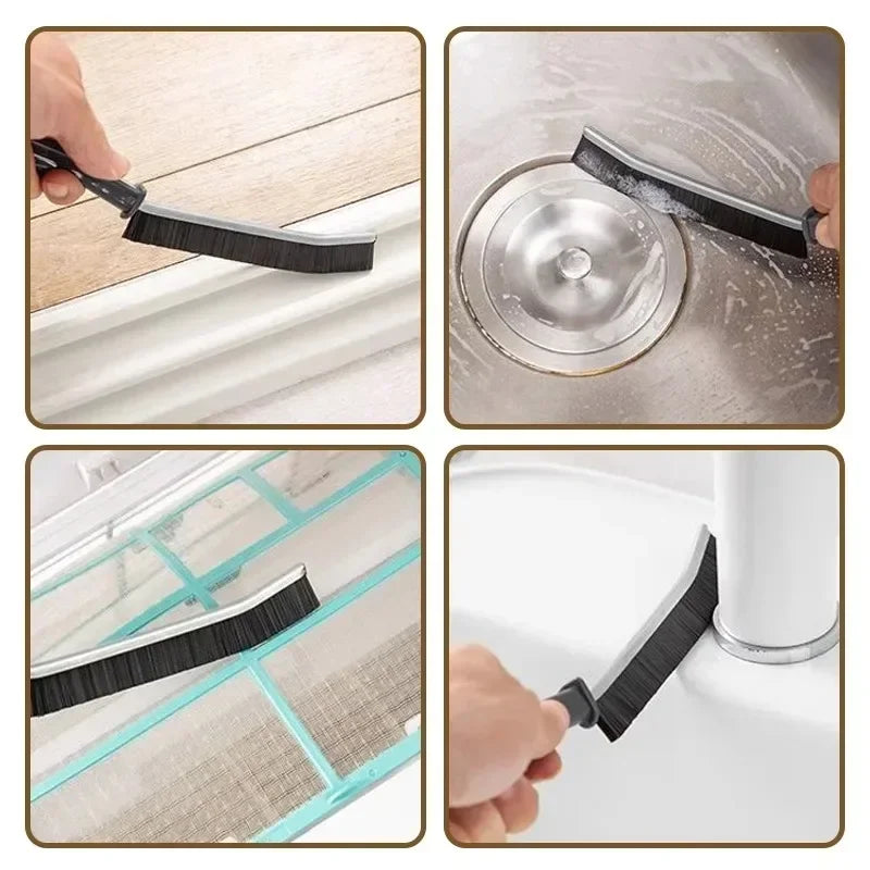Hard-Bristled Crevice Cleaning Brush