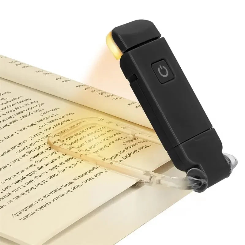 Clip Book Light — Clip-On, Rechargeable Reading Light