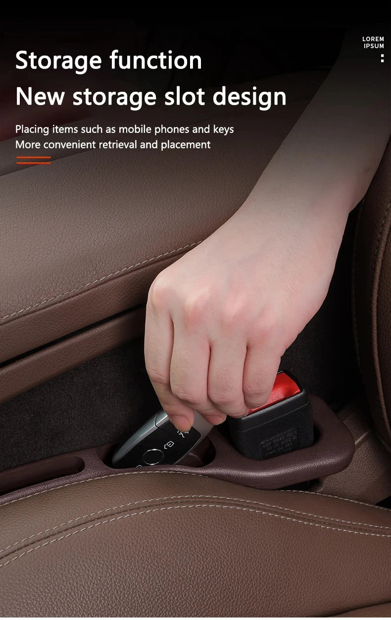 2-Piece Universal Car Seat Gap Filler Organizer