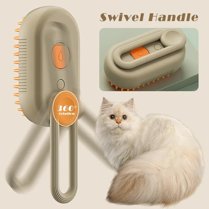 3-in-1 Steam Brush for Pets