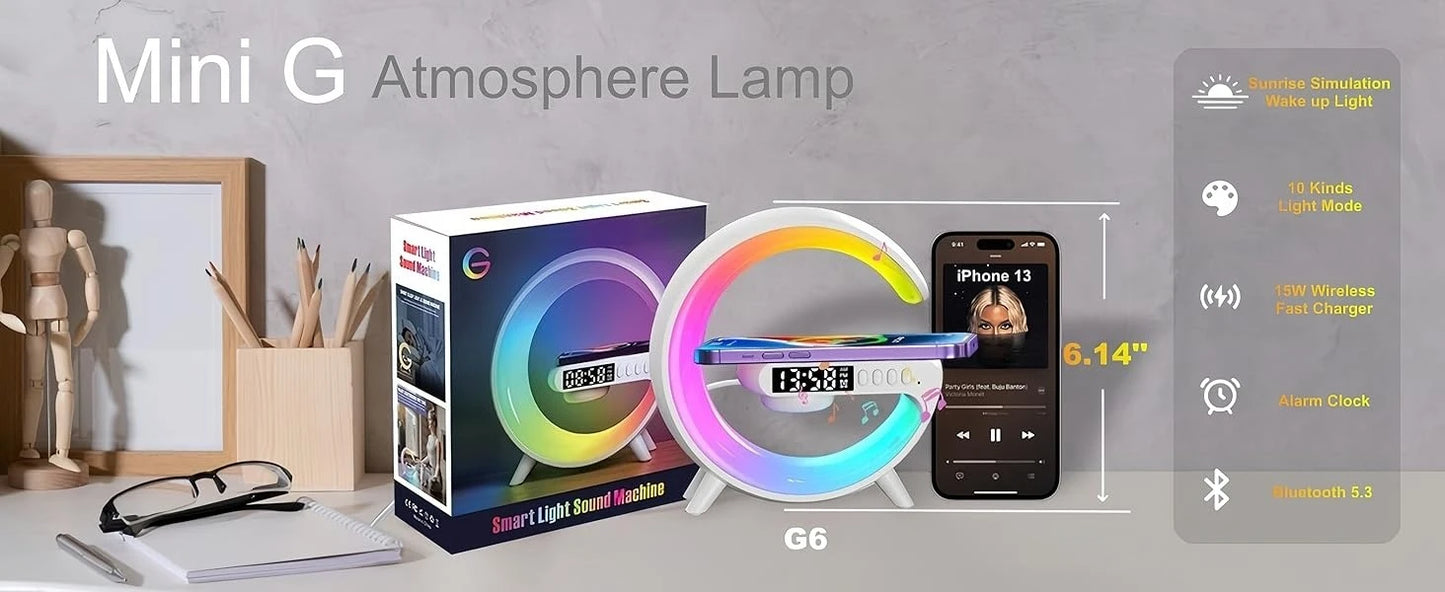 Multifunction 4-in-1 Wireless Charging Lamp