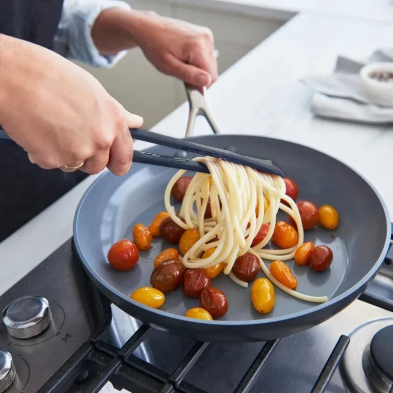 2-in-1 Spatula & Tongs | Silicone, Non-Stick Safe