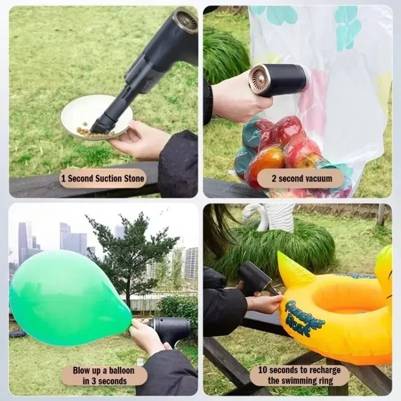 Portable 2-in-1 Wireless Vacuum Cleaner