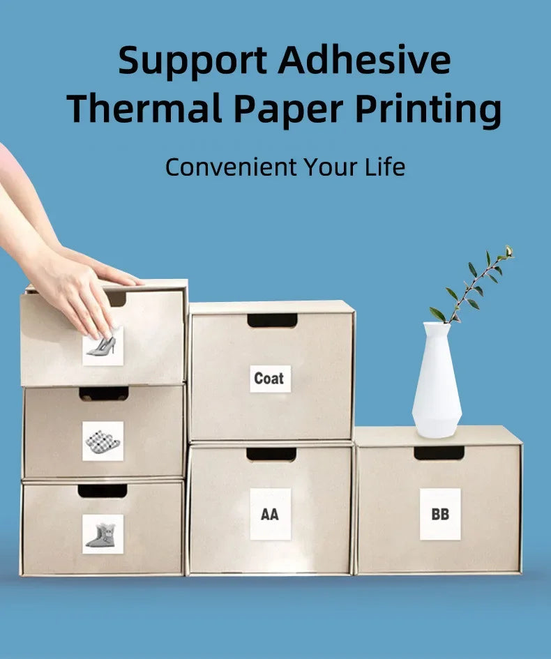 Mini Portable Thermal Printer for Android/iOS