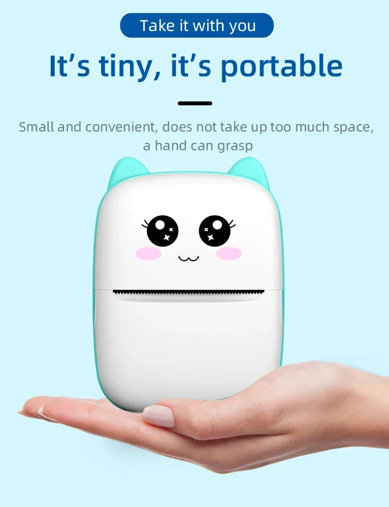 Mini Portable Thermal Printer for Android/iOS