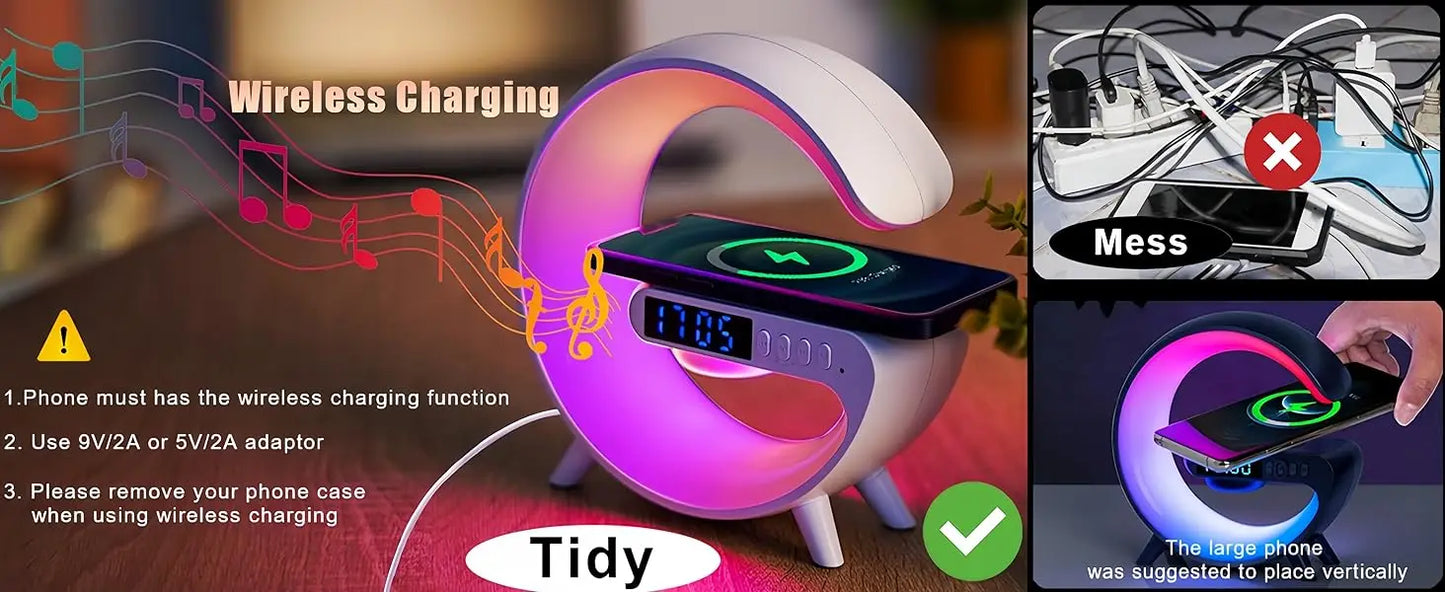 Multifunction 4-in-1 Wireless Charging Lamp