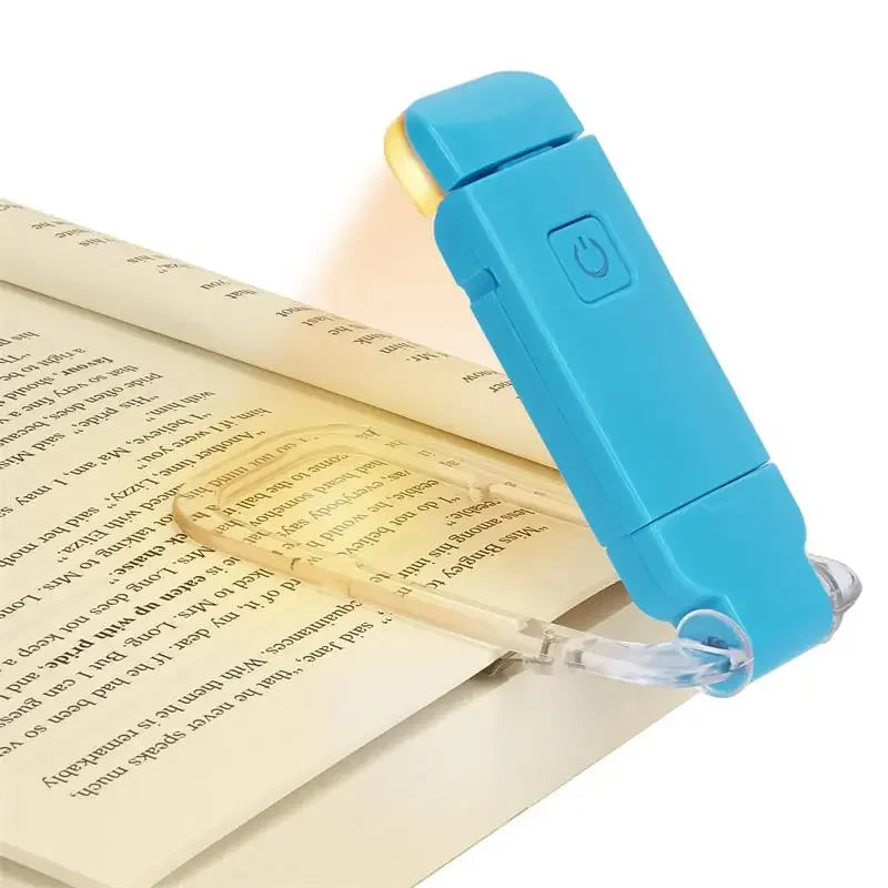 Clip Book Light — Clip-On, Rechargeable Reading Light