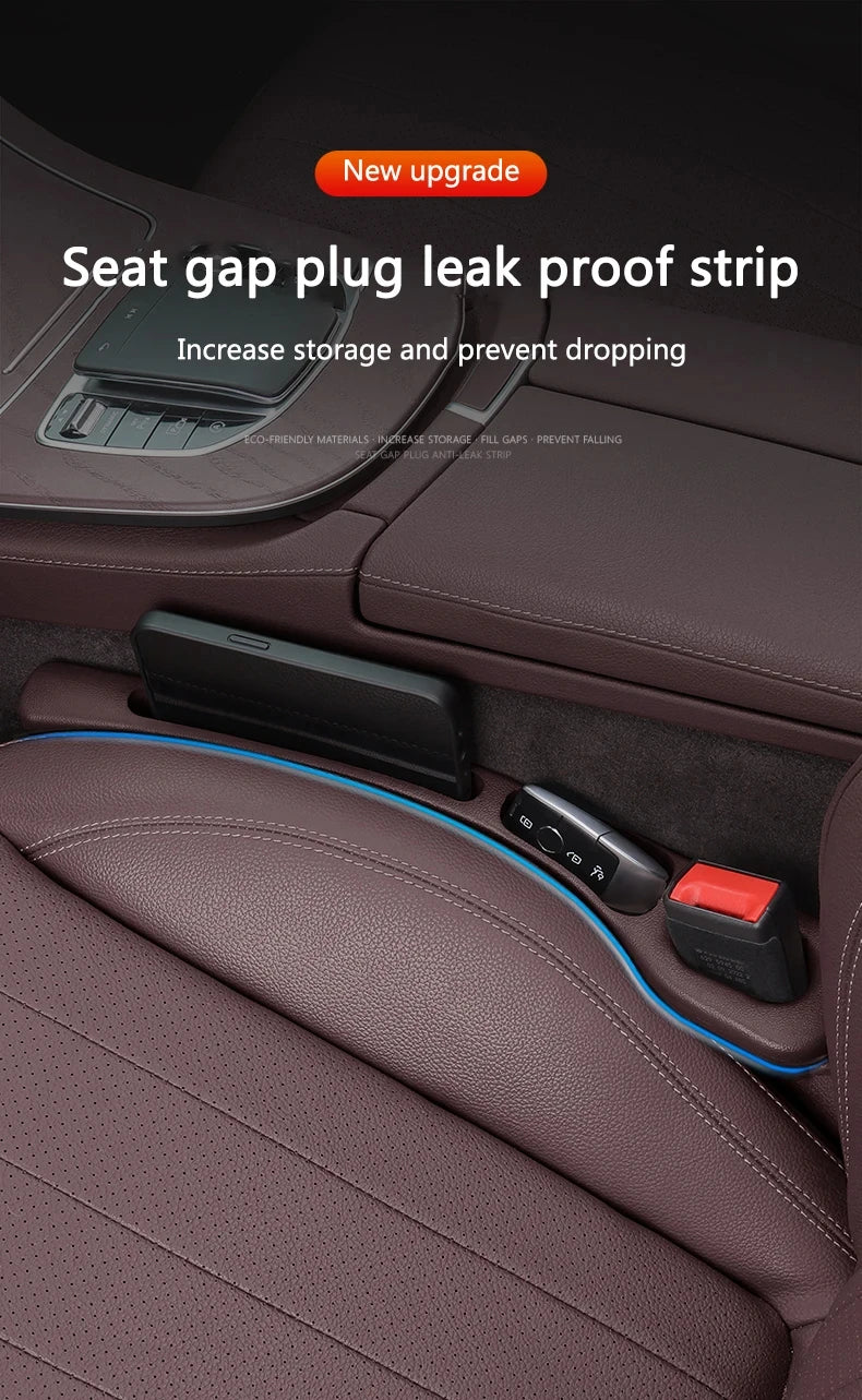 2-Piece Universal Car Seat Gap Filler Organizer