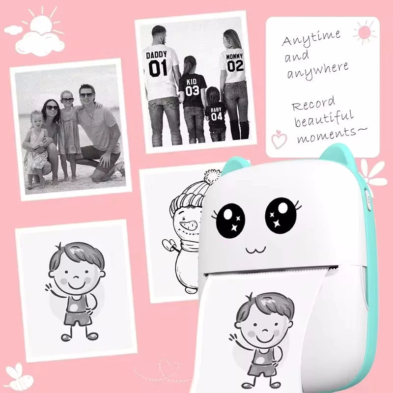 Mini Portable Thermal Printer for Android/iOS