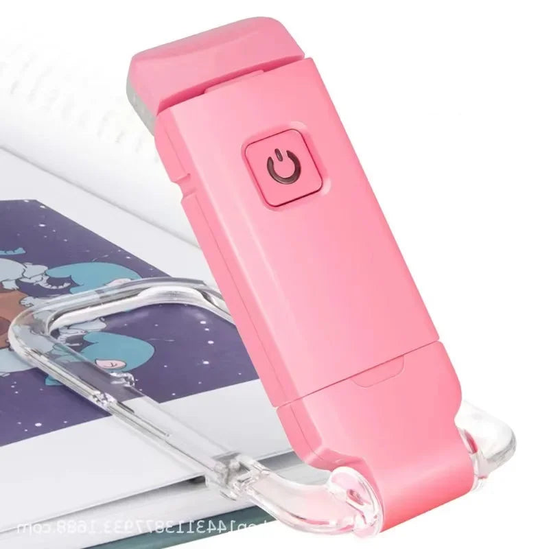 Clip Book Light — Clip-On, Rechargeable Reading Light