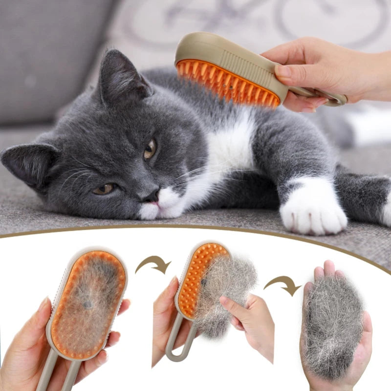 3-in-1 Steam Brush for Pets