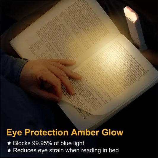 Clip Book Light — Clip-On, Rechargeable Reading Light