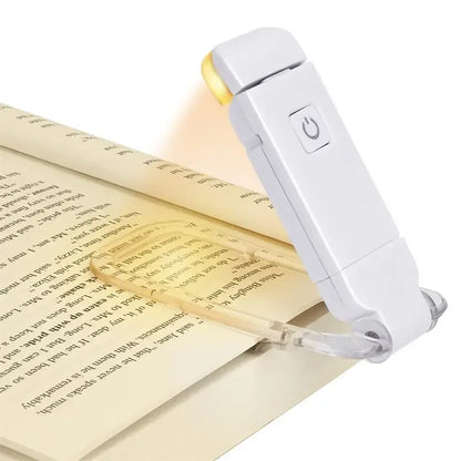 Clip Book Light — Clip-On, Rechargeable Reading Light