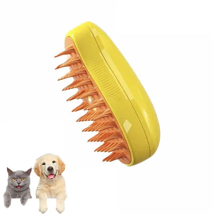 Grooming & Cleaning 3-in-1 Steam Brush for Pets