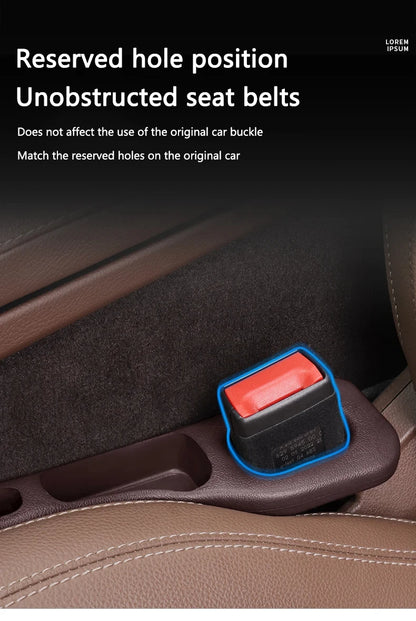 2-Piece Universal Car Seat Gap Filler Organizer