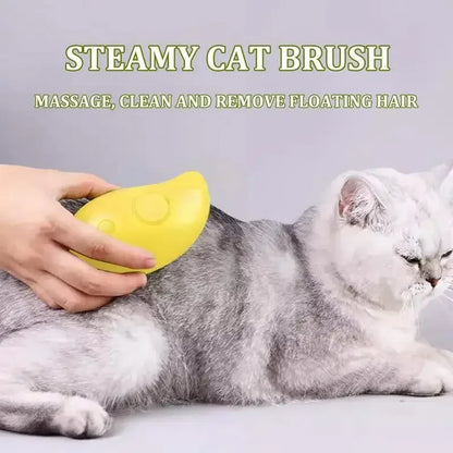Grooming & Cleaning 3-in-1 Steam Brush for Pets
