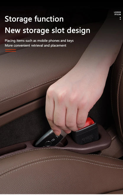 2-Piece Universal Car Seat Gap Filler Organizer