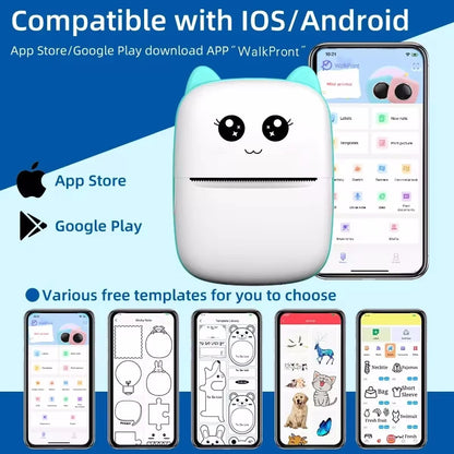 Mini Portable Thermal Printer for Android/iOS