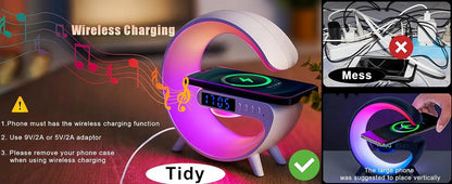 Multifunction 4-in-1 Wireless Charging Lamp