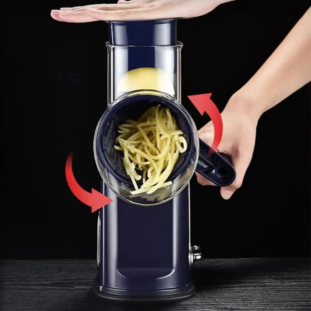 5-in-1 Rotary Kitchen Slicer