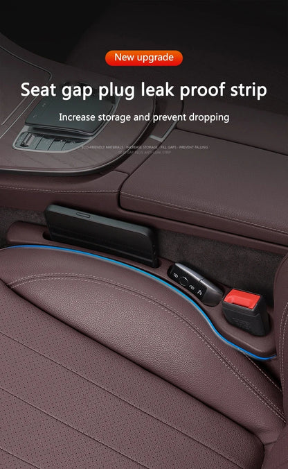 2-Piece Universal Car Seat Gap Filler Organizer