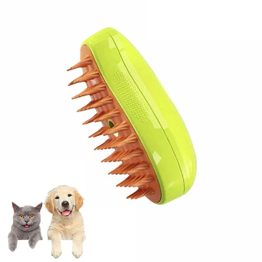 Grooming & Cleaning 3-in-1 Steam Brush for Pets