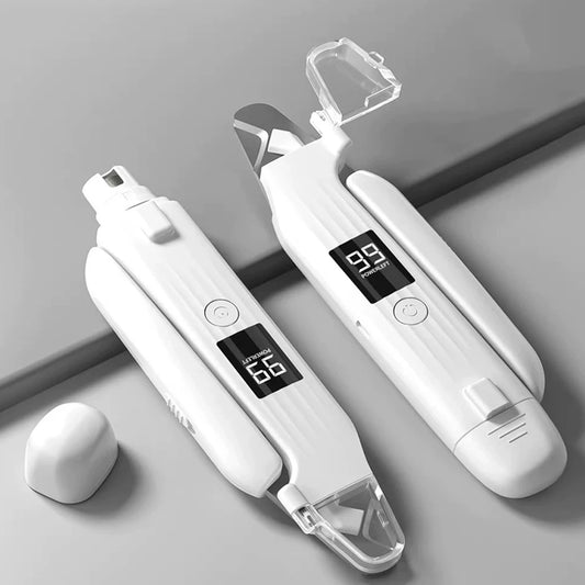 2-in-1 Pet Nail Clipper & Grinder with LED Light